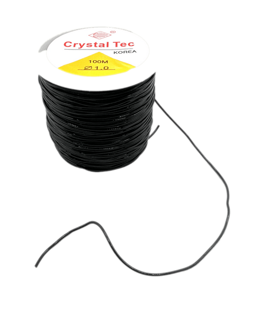 Elastic Thread Black - 100 meters