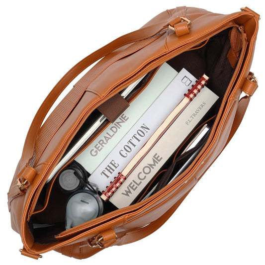 Leisure Luxe 33L Vegan Leather Weekender Tote Bag - ELLE Travel | USA - Little Red General Store