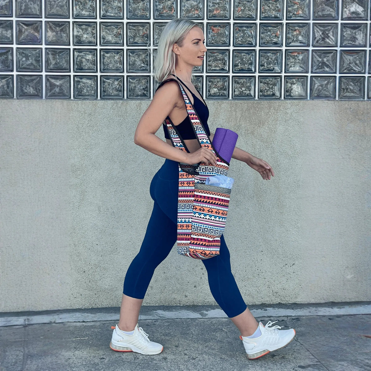 JupiterGear Yoga Mat Carrying Tote Bag with Large Pockets