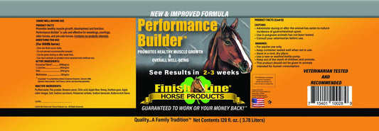 Finish Line: PERFORMANCE BUILDER™ SUPPLEMENT 1498 MG/OZ ORYZAMAX BLEND - 5 GAL
