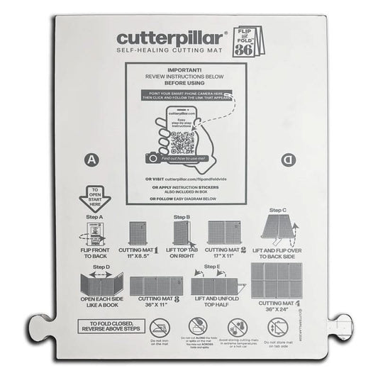 FLIP & FOLD 36 SELF-HEALING CUTTING MAT