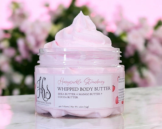 Honeysuckle Strawberry Whipped Body Butter