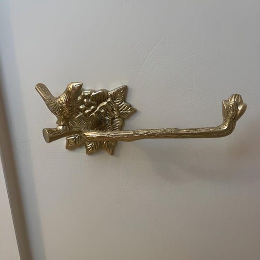 Brass Bird Bathroom Set - Polished Finish