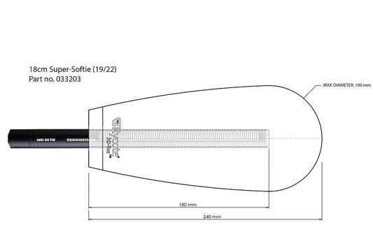 Rycote Super Softie Microphone Windshield - 18cm 19/22 Standard Hole