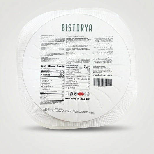 Twisted Borek With Spinach and Cheese (800g)by bistorya