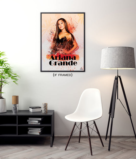 Ariana Grande Poster Wall Art Print (18"x24")