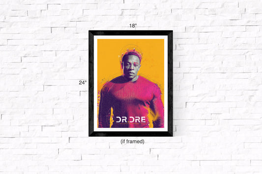 Dr Dre Poster Producer Rapper Music Photo Art Print (18"x24")