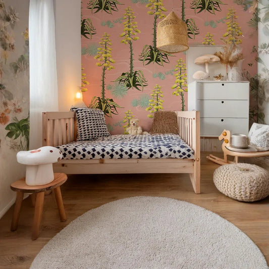 Agave Valley Wallpaper, pink