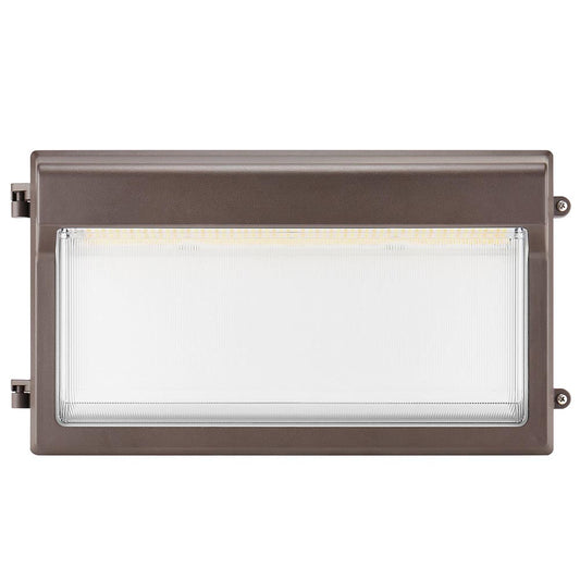 Slim LED Wall Pack Light with Built-in Photocell 30-120W Watt Tunable 3000K/4000K/5000K Color 120-277V