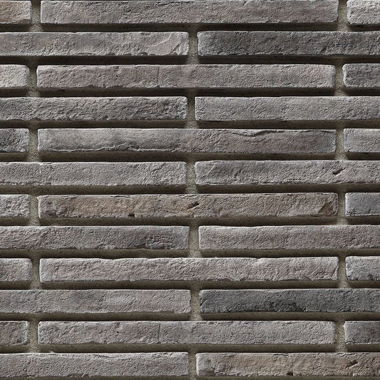 Maxima Smoke Manufactured Stone Handmade Brick Veneer - Livfloors Collection