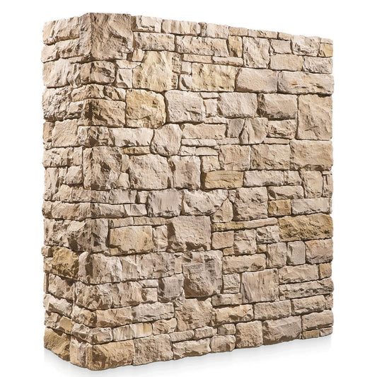 Ashlar Pattern Masso Sand Manufactured Stone Handmade Veneer - Livfloors Collection