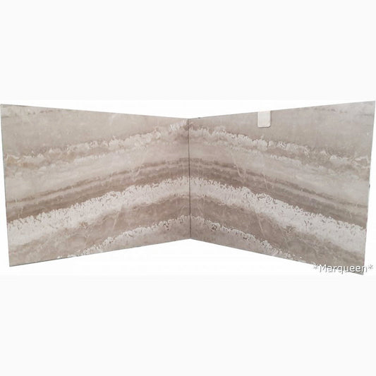 Marqueen Brown Bookmatching Marble Slabs Polished - Livfloors Collection