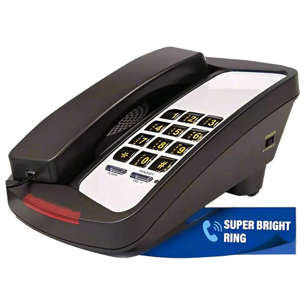 Med-Pat D800 Single Line Analog Desk Set Telephone