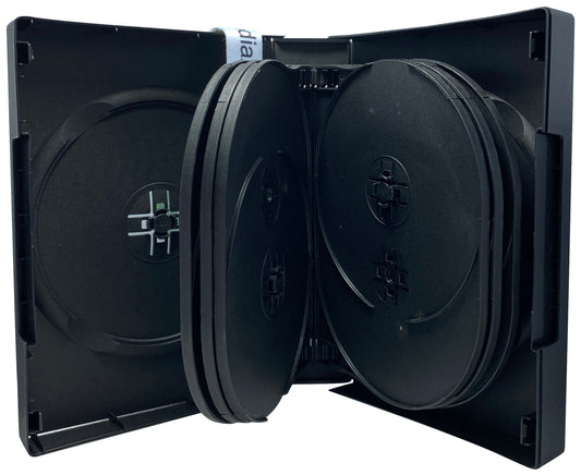 Black 14 Disc DVD Cases