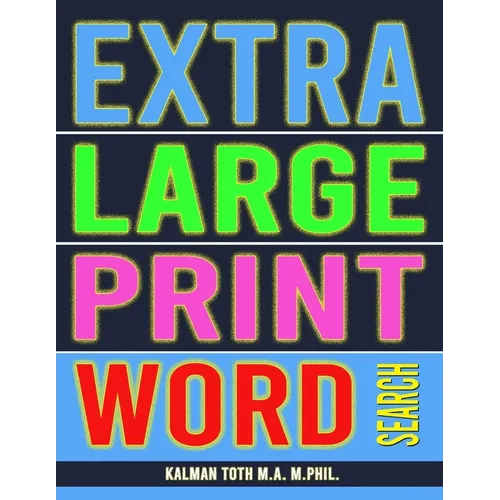 Extra Large Print Word Search: 102 Giant Print Themed Word Search Puzzles