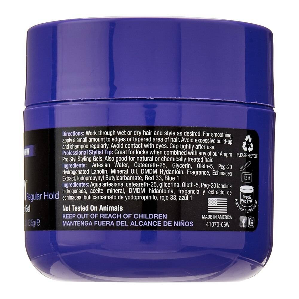 Ampro Shine N Jam Conditioning Gel, Regular Hold, 4 OZ