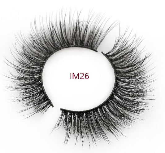 12 Slots -Display with Magnetic Lashes with eyeliner