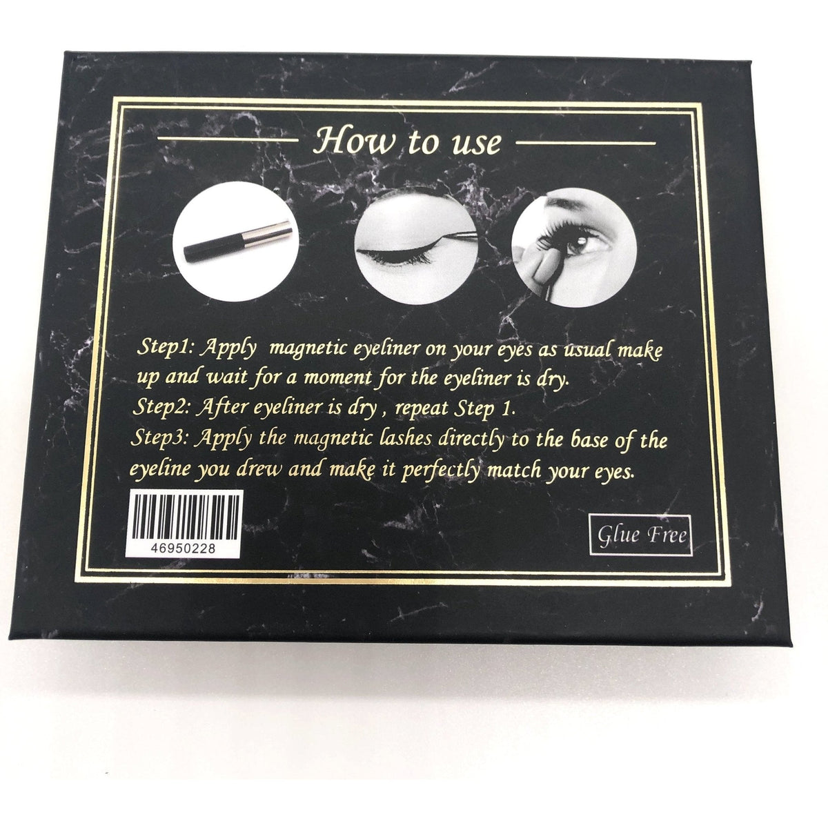VIP Magnetic Lashes with Magnetic Eyeliner - 2 pairs