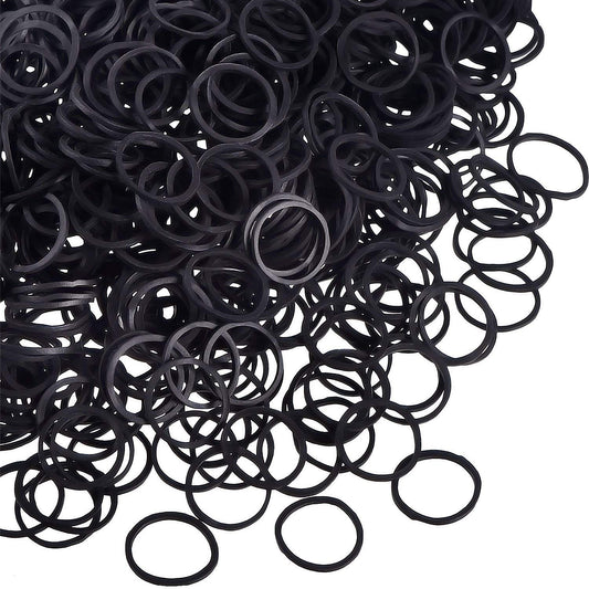 LQQKS PONYHOLDER BAND BLACK 500PC/PK