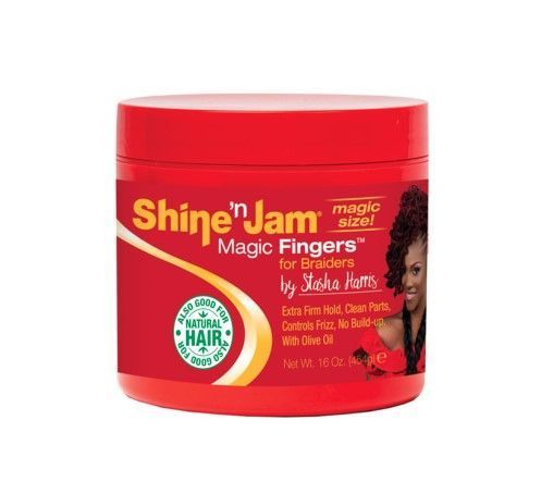 Ampro Shine N Jam Magic Fingers For Braiders Edge Extreme Hold