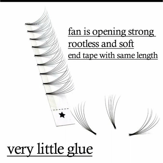 VIP Eyelashes - Pre Fanned Lash Extrensions 12 Lines 6D curl