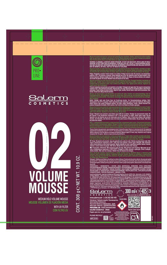 SALERM - Volume Mousse -10.4 oz