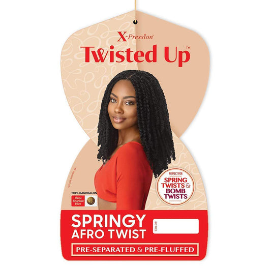 Outre Crochet Braids X-Pression Twisted Up 3X Springy Afro Twist 16"