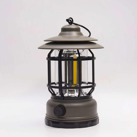 LED Vintage Lantern Rechargeable, Indoor/Outdoor Hanging Decor Lanterns, with Dimmable Control, Portable Outdoor Hanging Tent Light for Camping, Patio Waterproof, Emergency Survival Kits, Hiking, Bedroom - PA LED BULB - HYUGA - Little Red General Store