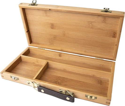 Pacific Arc Coleto Tool Box for Art Supplies, 12 Inch x 6 Inch x 1.5 Inch, 3 Fixed Compartments - Pacific Arc - Little Red General Store