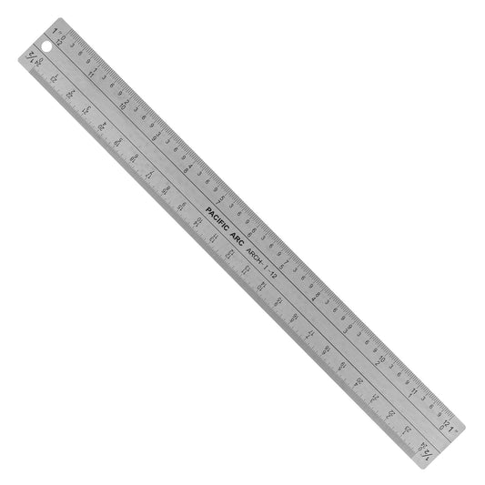 Architect & Engineering Flat Scaling Steel Ruler - Pacific Arc - Little Red General Store