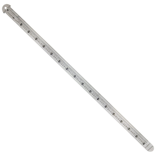 Pacific Arc, Pica Pole Metal Ruler, with Pica, Points, Inches, and Agate Measurements, Stainless Steel Ruler for Drafting - Pacific Arc - Little Red General Store