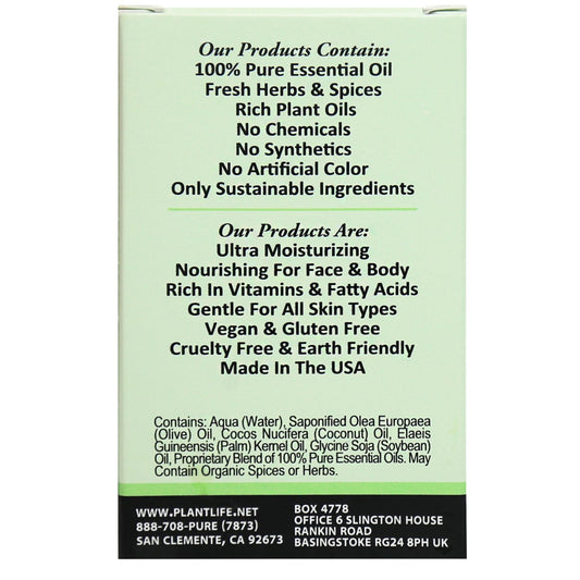 Peppermint Travel Size Bar Soap - Plantlife - Little Red General Store