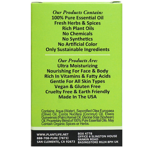 Coconut Lime Travel Size Bar Soap - Plantlife - Little Red General Store