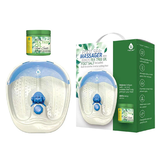 Foot Spa Massager with Tea Tree Oil Foot Salt Scrub (Warming Function) - Pursonic - Little Red General Store