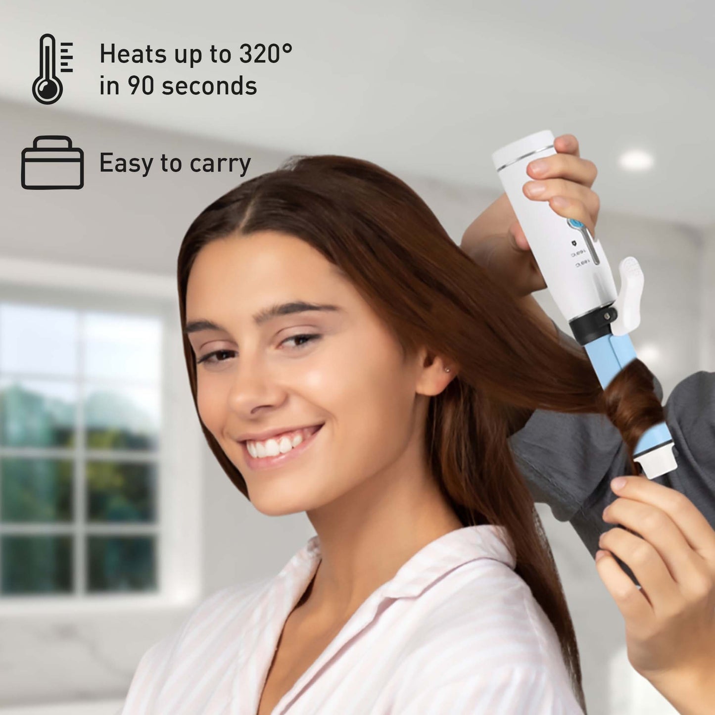 Pursonic USB Rechargeable Cordless Styling Duo – Hair Straightener & Curling Iron Bundle - Pursonic - Little Red General Store