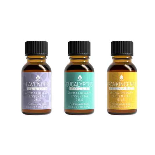 3 Pack Aromatherapy Essential oils (Lavender, Eucalyptus, Frankincense) - Pursonic - Little Red General Store