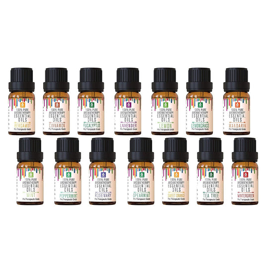 14 Pack of 100% Pure Essential Aromatherapy Oils - Pursonic - Little Red General Store