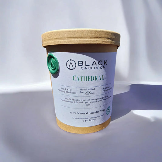Cathedral Frankincense & Myrrh Laundry Soap Powder 19.4oz - fully compostable packaging!!