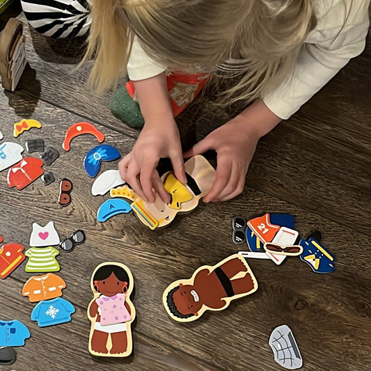 WE ALL BELONG Magnetic Dress-Up Activity Set