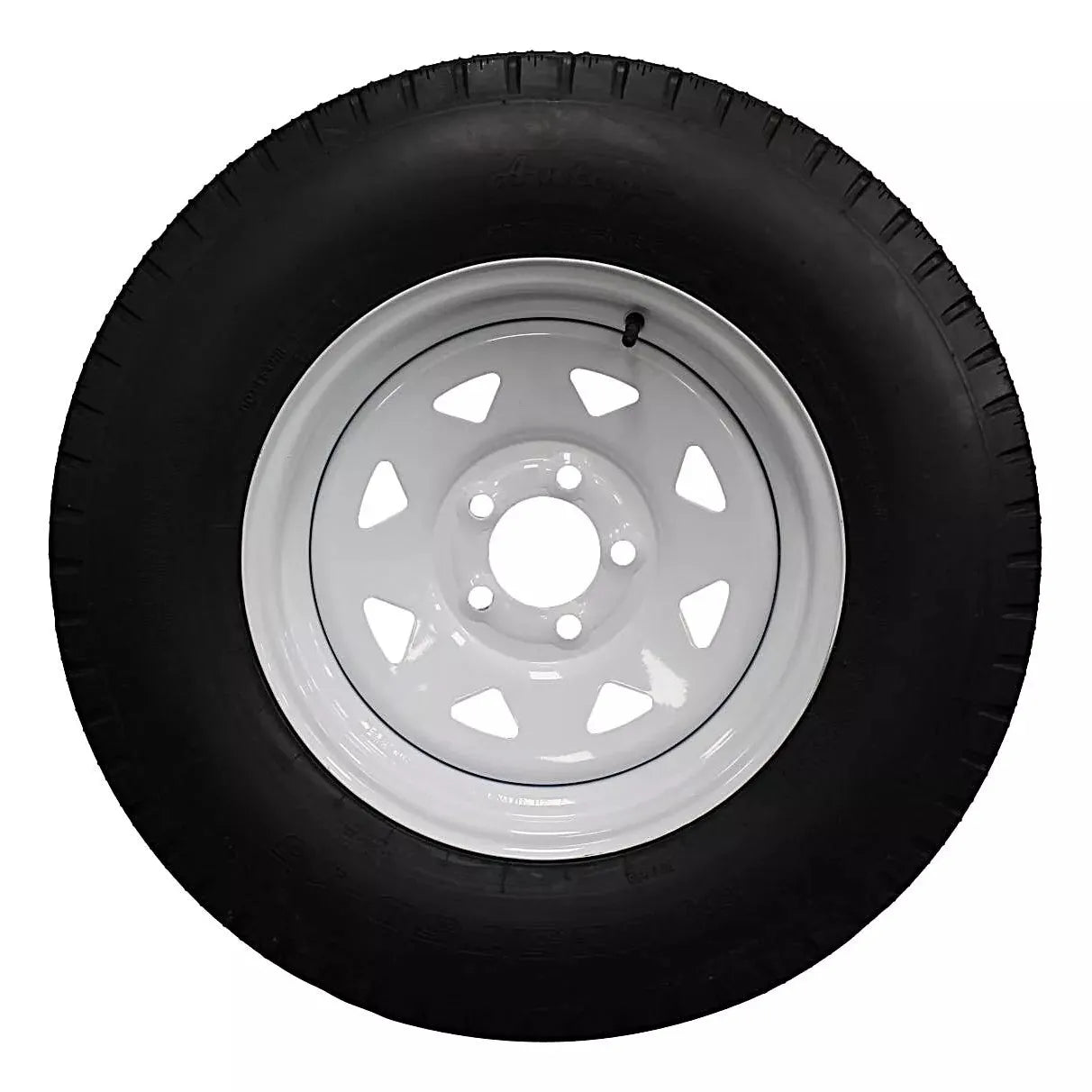 (Single Assembly) Antego Tire and Wheel 225/75D15 Highway Terrain – 15.0-Inch Rim, 8-Ply-Ply Strength, Load 113.0, Speed M – Heavy-Duty Trailer Tire | A15604500116208ST22575D15