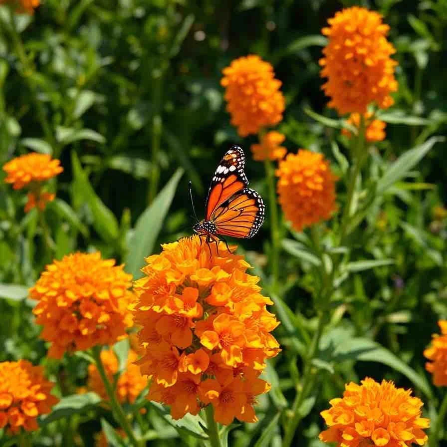 Milkweed Seeds - 100 Non-GMO Orange Tuberosa for Monarch Butterflies - Asclepias tuberosa