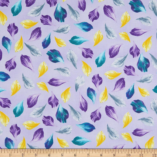 44 x 36 Petals Lilac Purple 100% Cotton Benartex Floral - Seasonal Fabrics - Little Red General Store