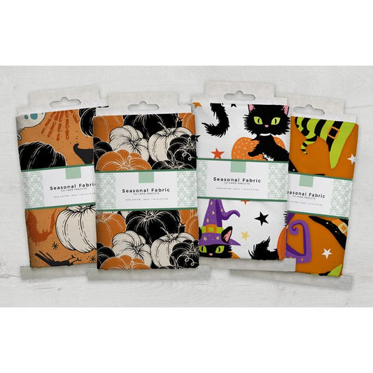 David Textiles Halloween 100% Cotton Precut Fabric Bundles - Seasonal Fabrics - Little Red General Store