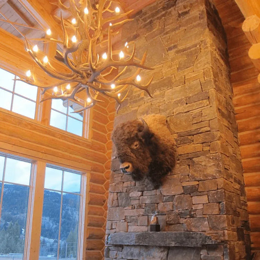 Authentic Elk Antler Cascade Chandelier - Small - The Cabin Place - Little Red General Store