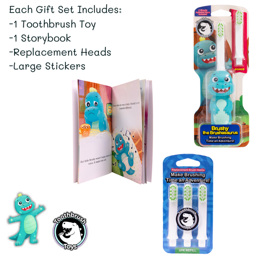NEW! The Toothbrush Toys Gift Set - Toothbrush Toys - Little Red General Store