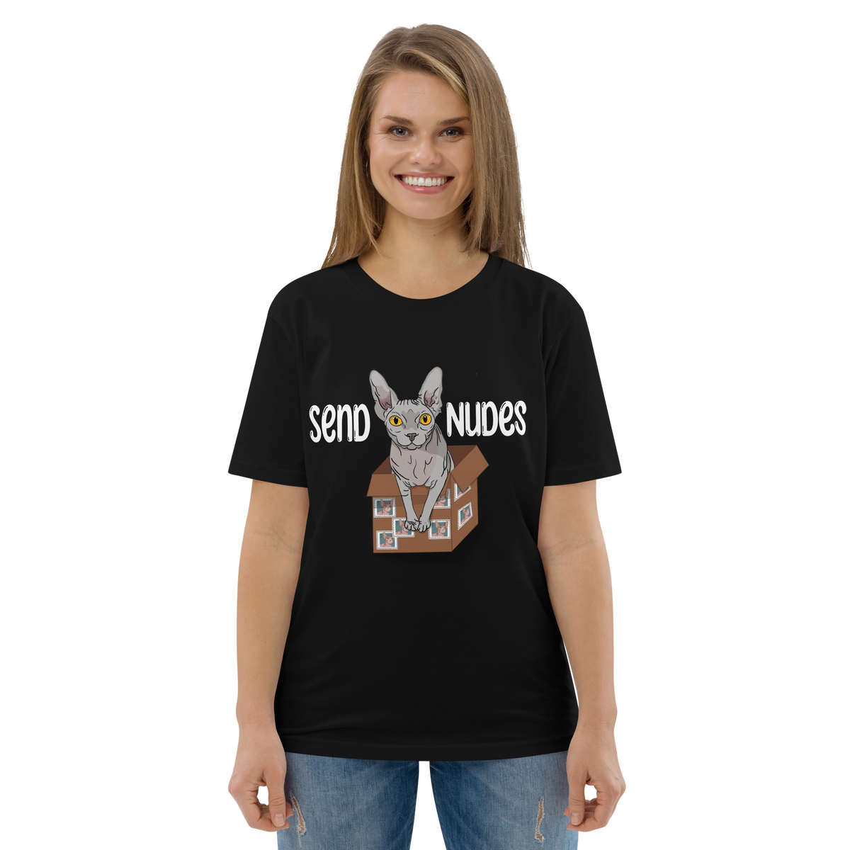 "SEND NUDES" UNISEX ECO TEE