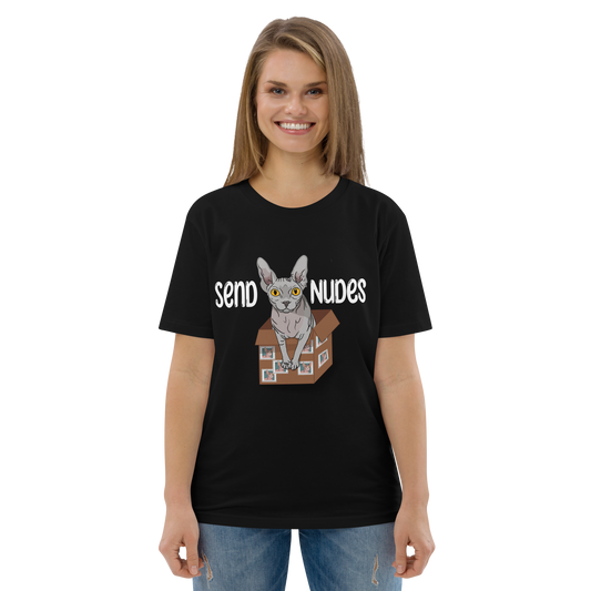 "SEND NUDES" UNISEX ECO TEE