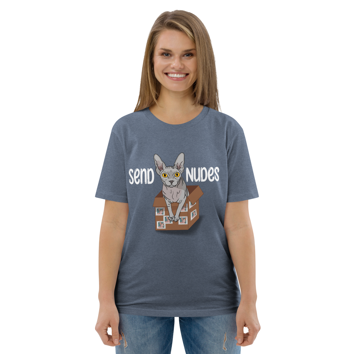 "SEND NUDES" UNISEX ECO TEE