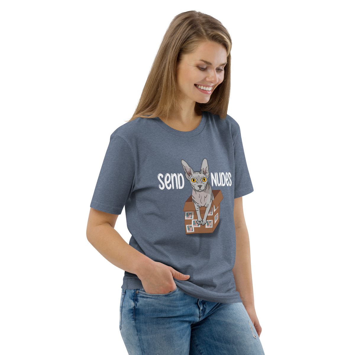 "SEND NUDES" UNISEX ECO TEE
