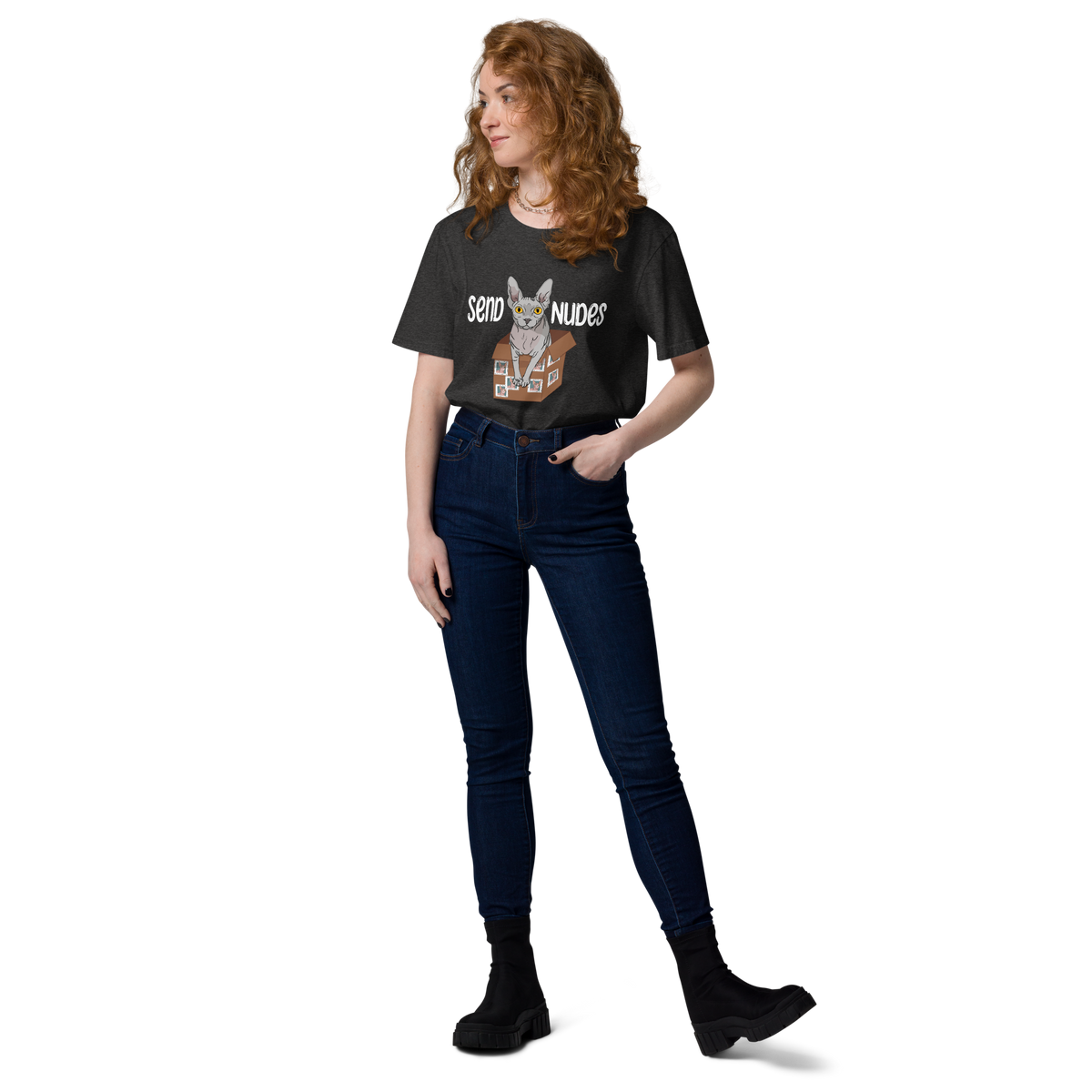 "SEND NUDES" UNISEX ECO TEE